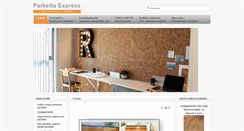 Desktop Screenshot of parkettaexpress.hu